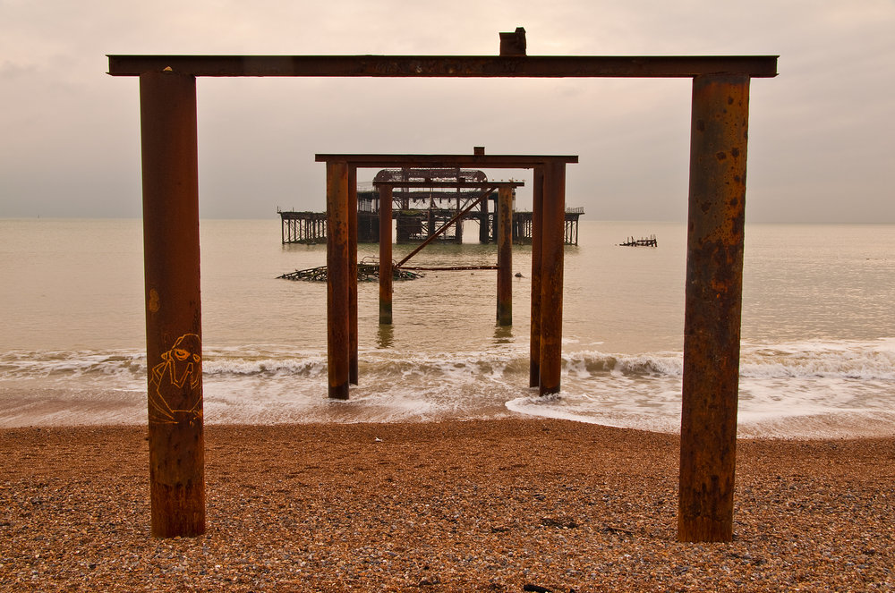 East Pier - what's left of it - Brighton