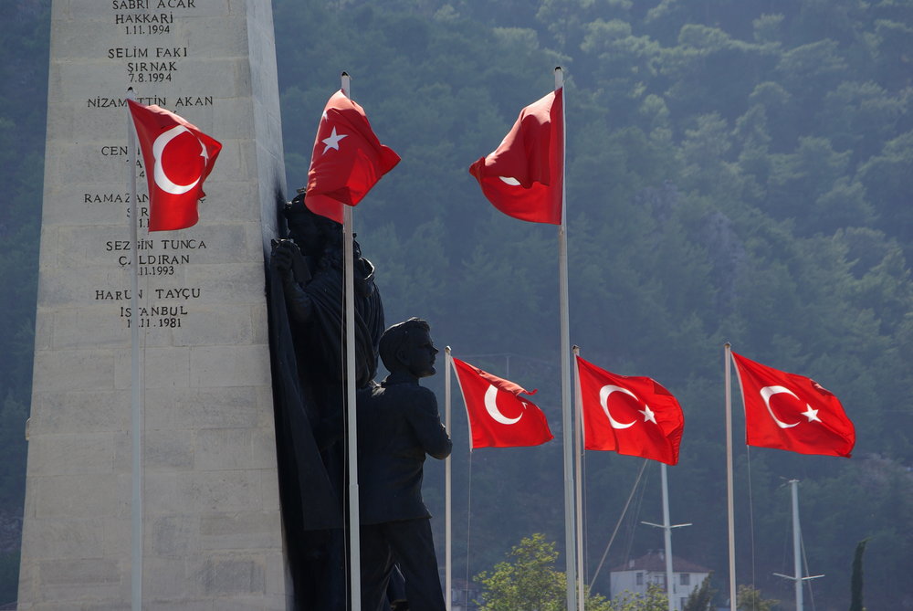 Flags, Fethiye, Turkey