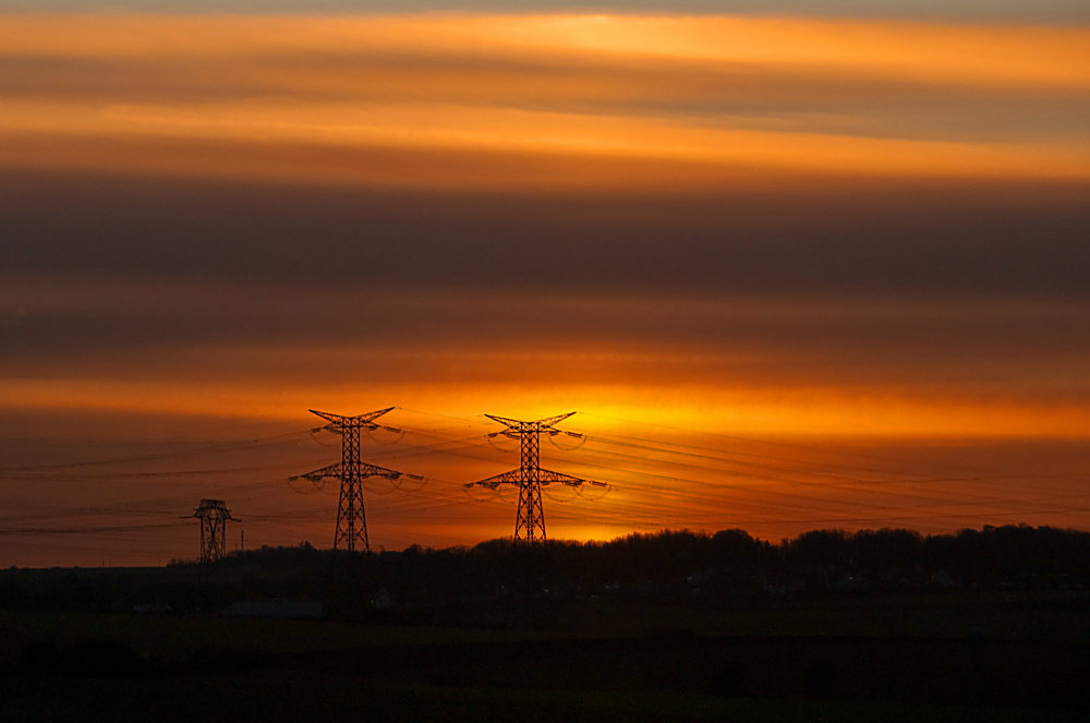 'Speeding' sunset