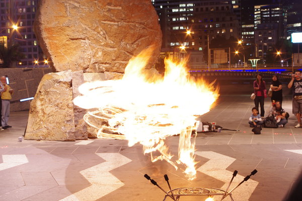 Face in Flames