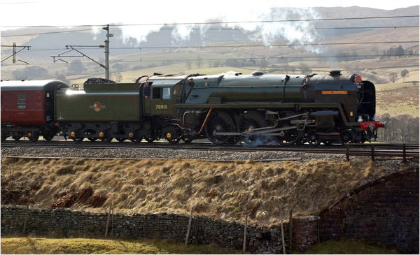Oliver Cromwell climbing to Shap