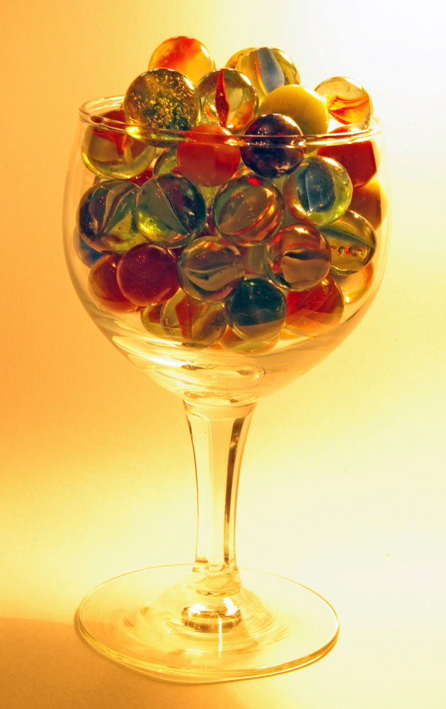 Glass of Marbles