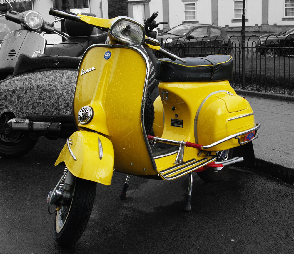 Yellow Vespa View Wallpapers Yellow Vespa View Wallpapers
