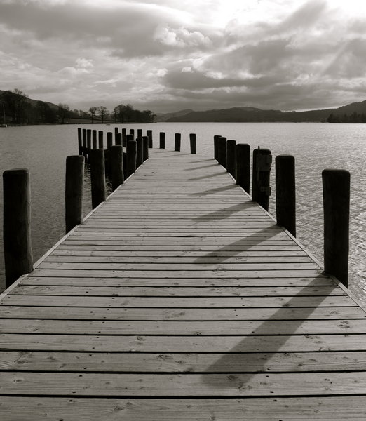 Lakeside shadows II