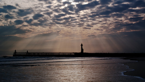 Whitby at dawn