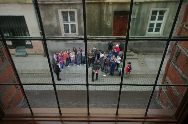 Outside the house of Copernicus