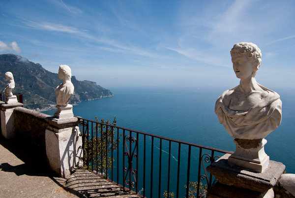 Terrazzo dell'lnfinito, Villa Cimbrone, Ravello