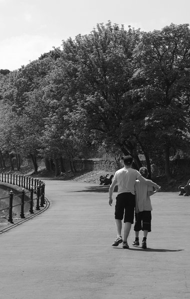 Walking on the Prom