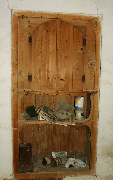 cupboard in the room downstairs