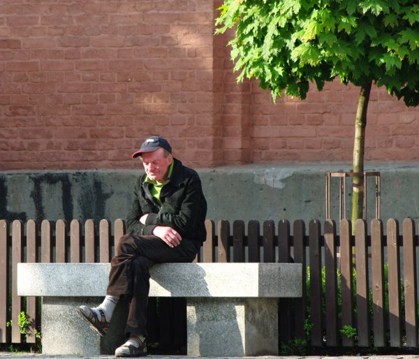 Lonely Man in Torun