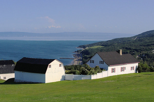 St-Lawrence river in Charlevoix Quebec