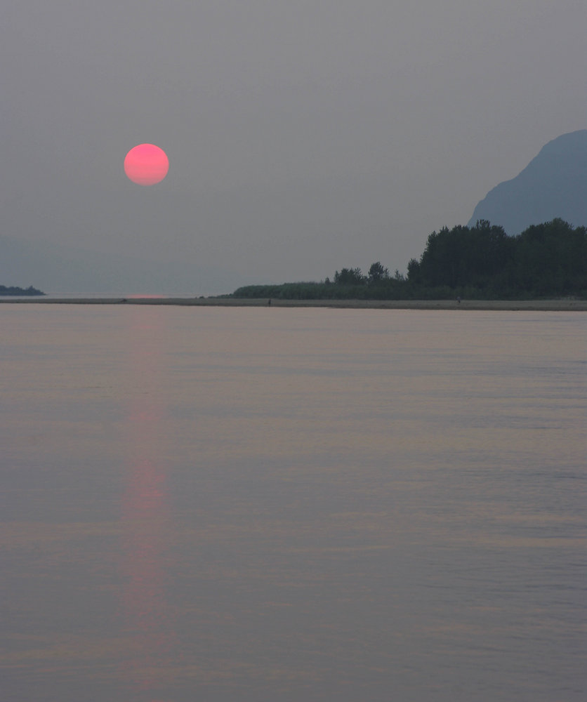 burning sunset