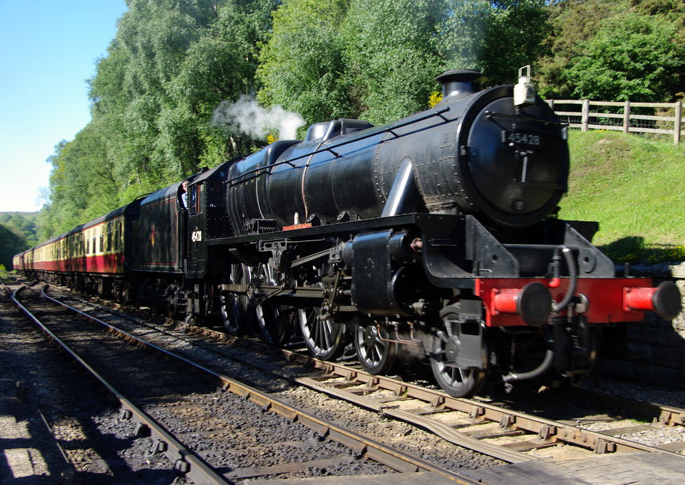 Train Arriving Goathland Station NYMR