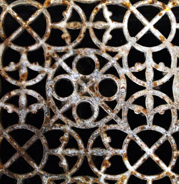 Cast iron grille