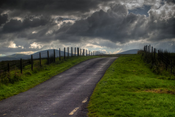 Just over this hill...