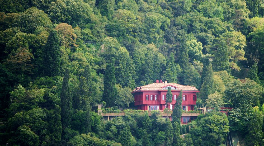 Secluded Red House