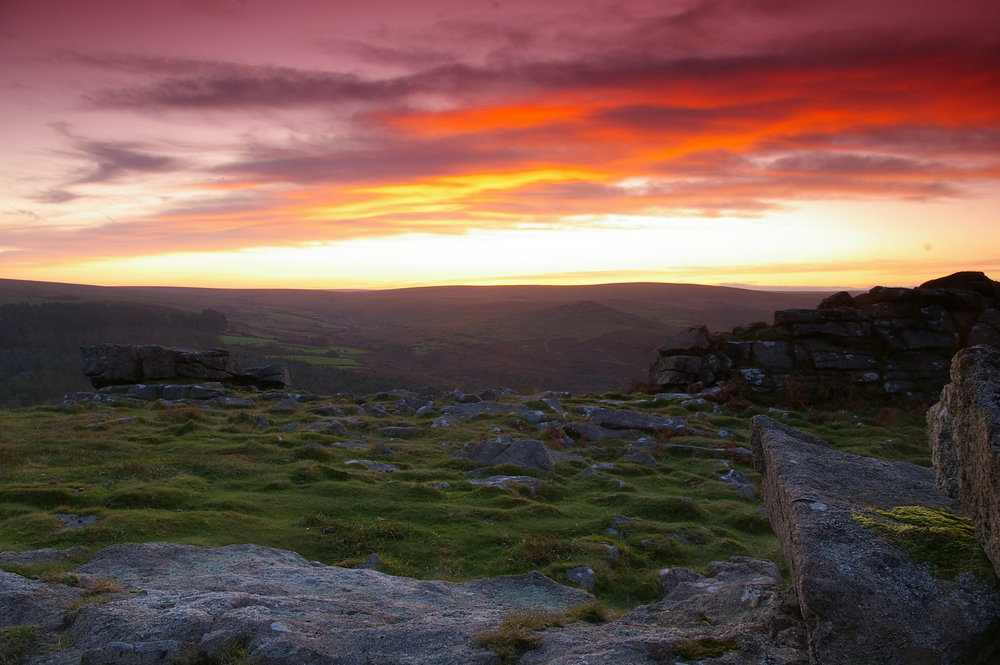 Sunrise at Leather Tor