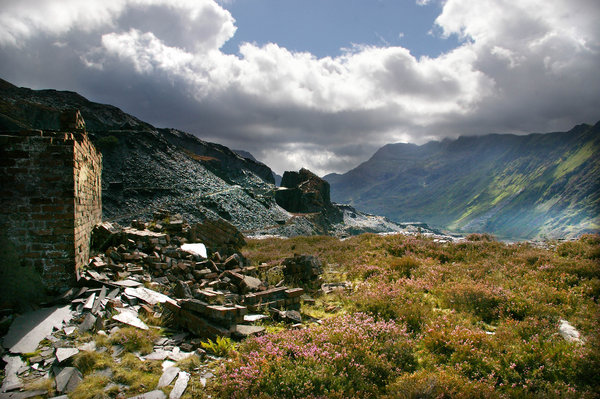 Llanberis Pass from Dinorwic Slate Quarry