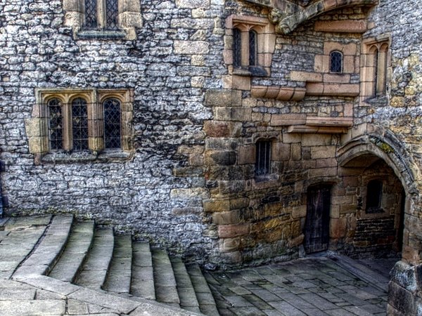 old stone & windows