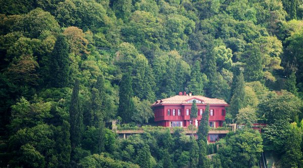Secluded Red House