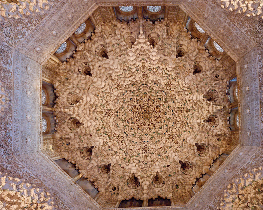 Dome, Nasrid palace, Alhambra, Granada