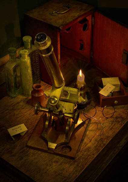 Microscopy by Candlelight