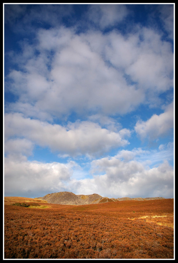 Cloud study with Autumn Moorland