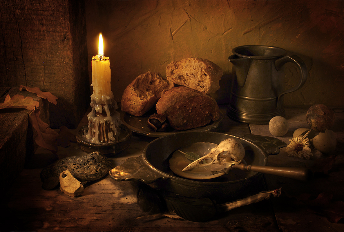 An Earthly Meal by Candlelight