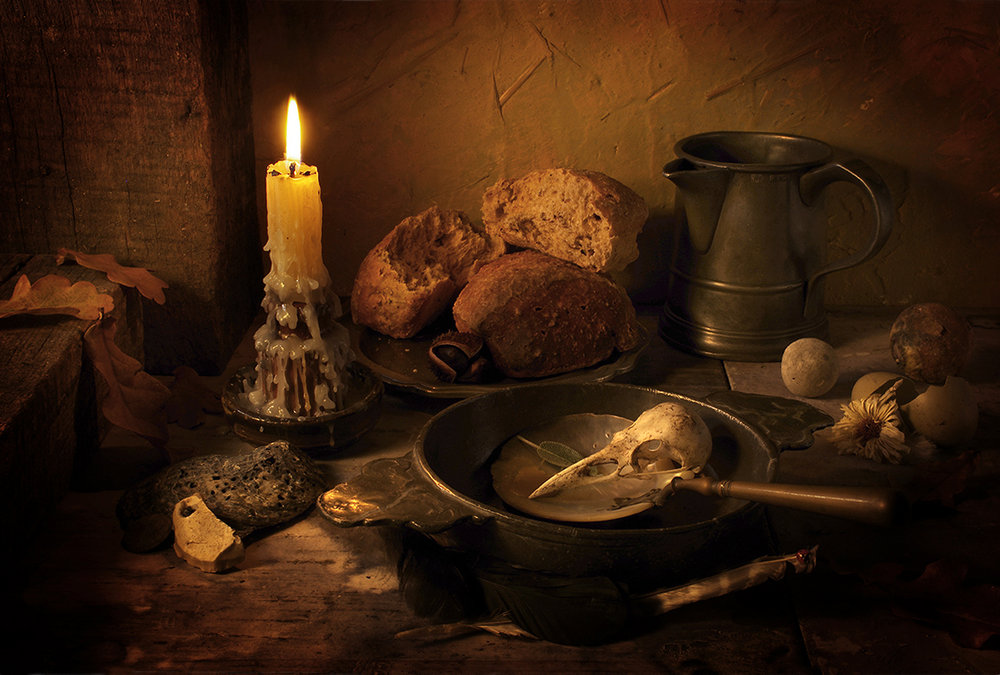 An Earthly Meal by Candlelight