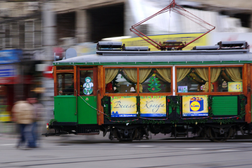 Tramvaj in Sofia