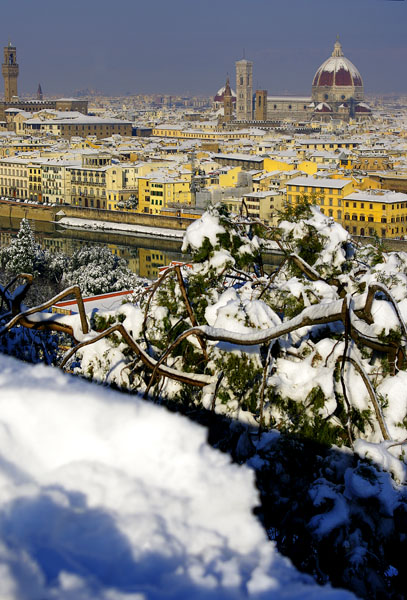 Another one from Florence under the snow