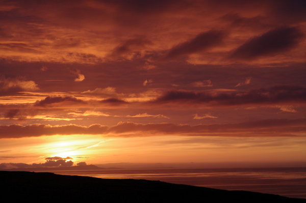 sun set