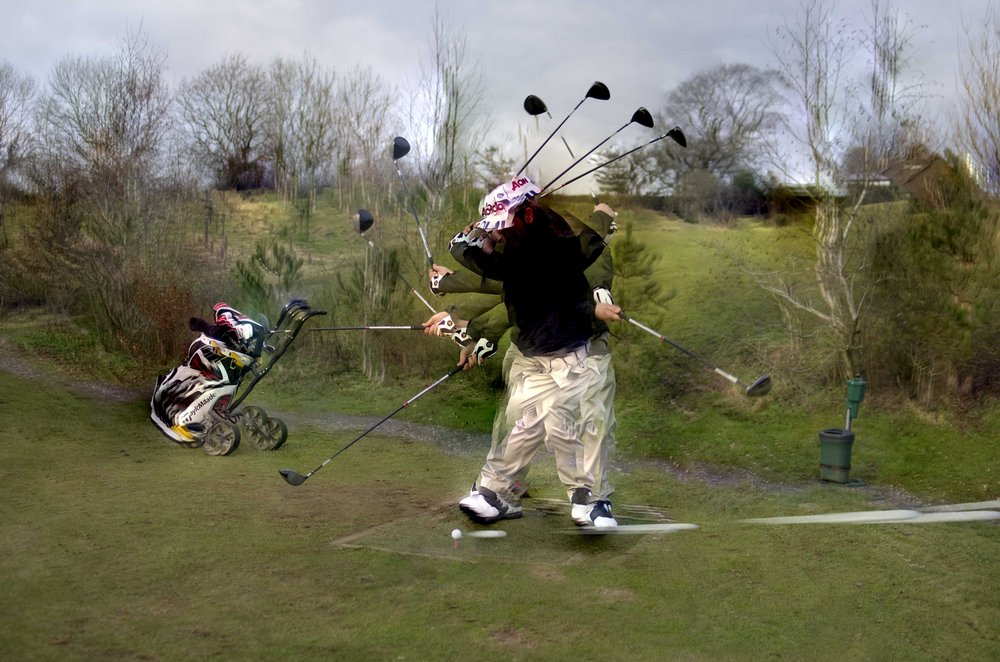 My Brother Playing Golf, Taken Whilst Drunk