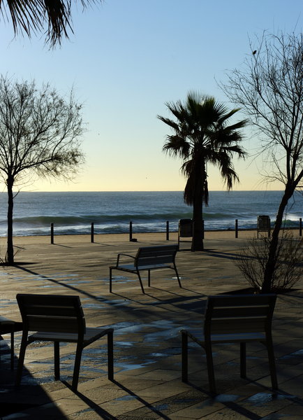 Chairs by the Shore
