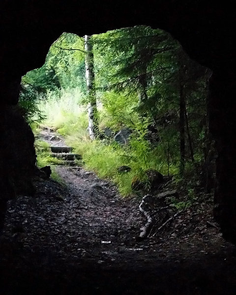 Tunnel to the Ski Slopes!