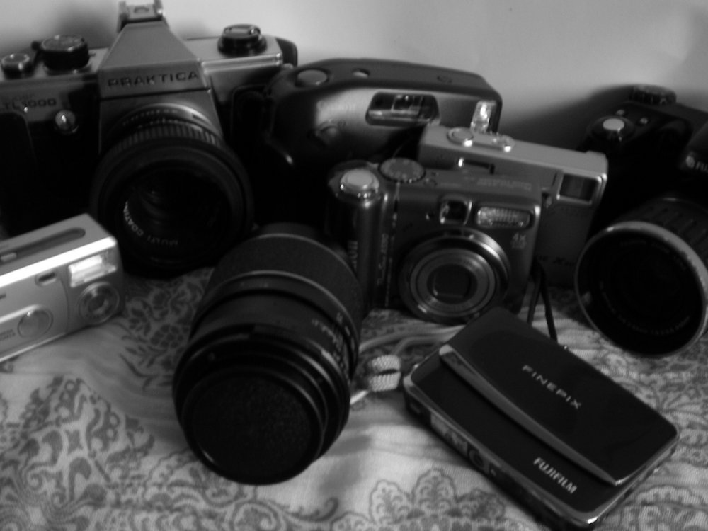 just a few of my cameras