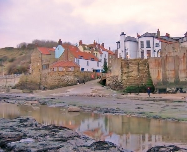 Robin Hoods Bay at dusk