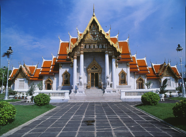 Wat Benchamabophit.(marble temple)