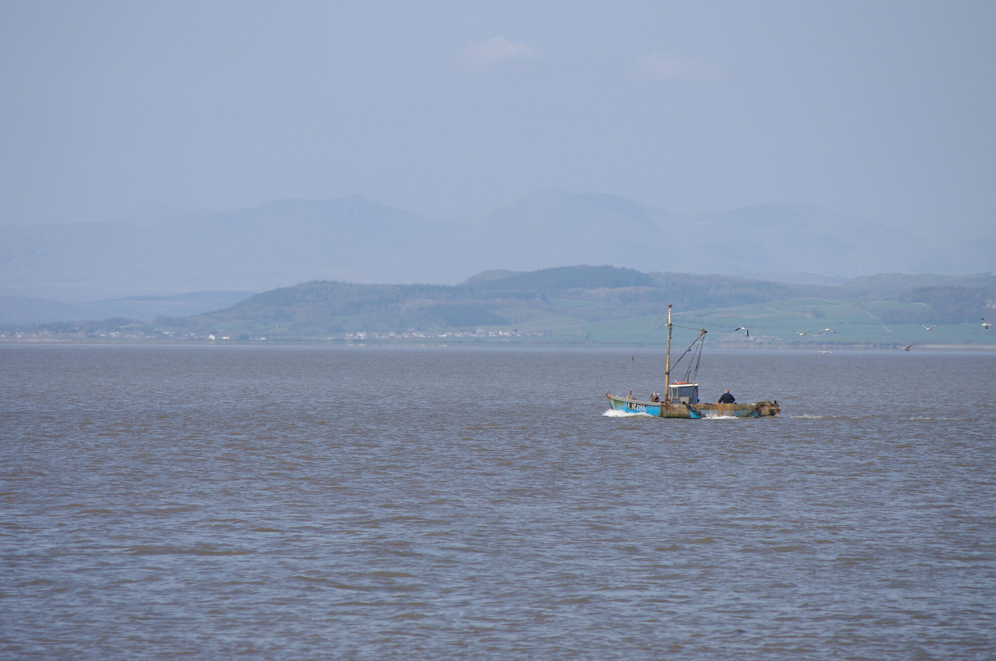 Fishing in Morecambe Bay