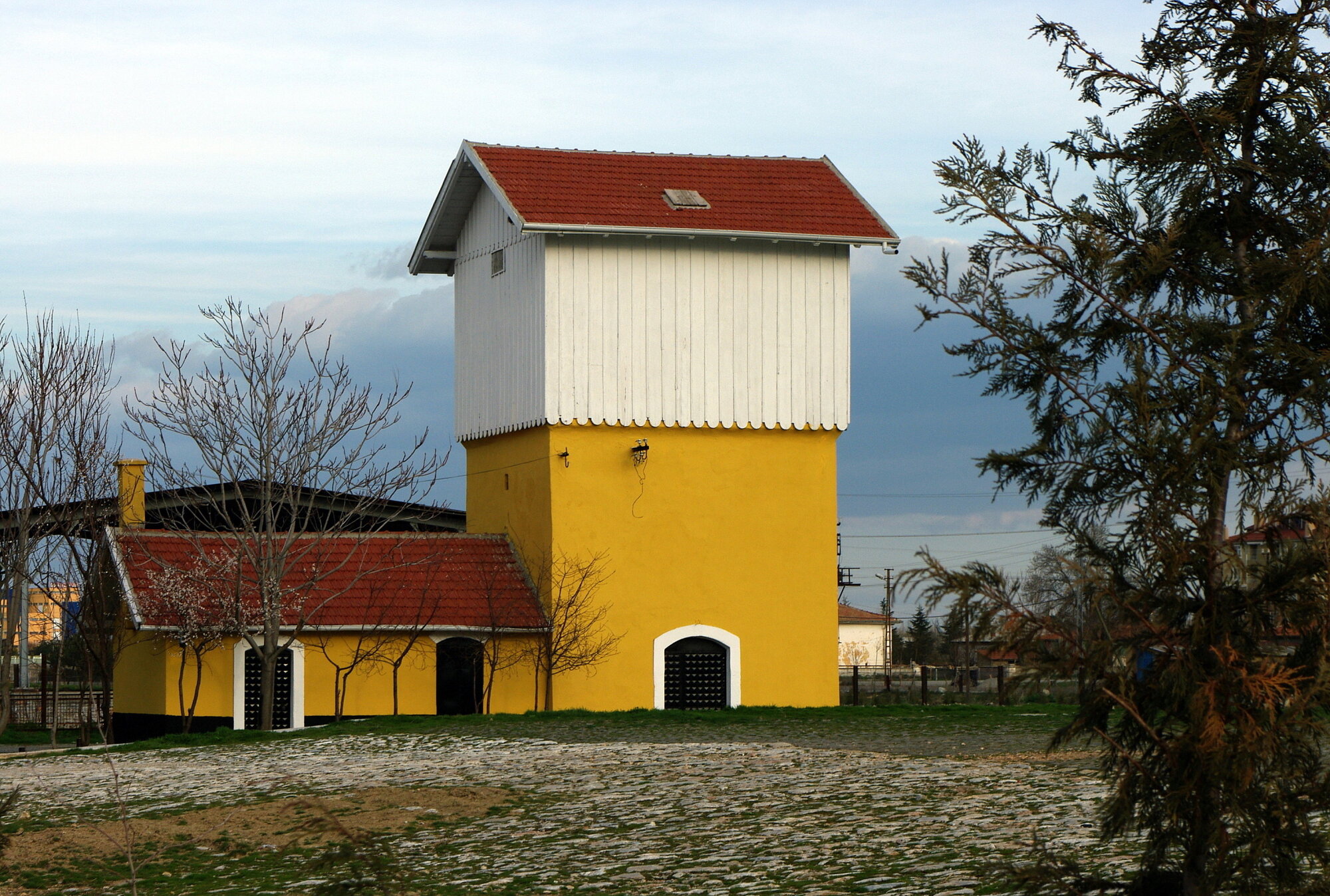 Yellow and White