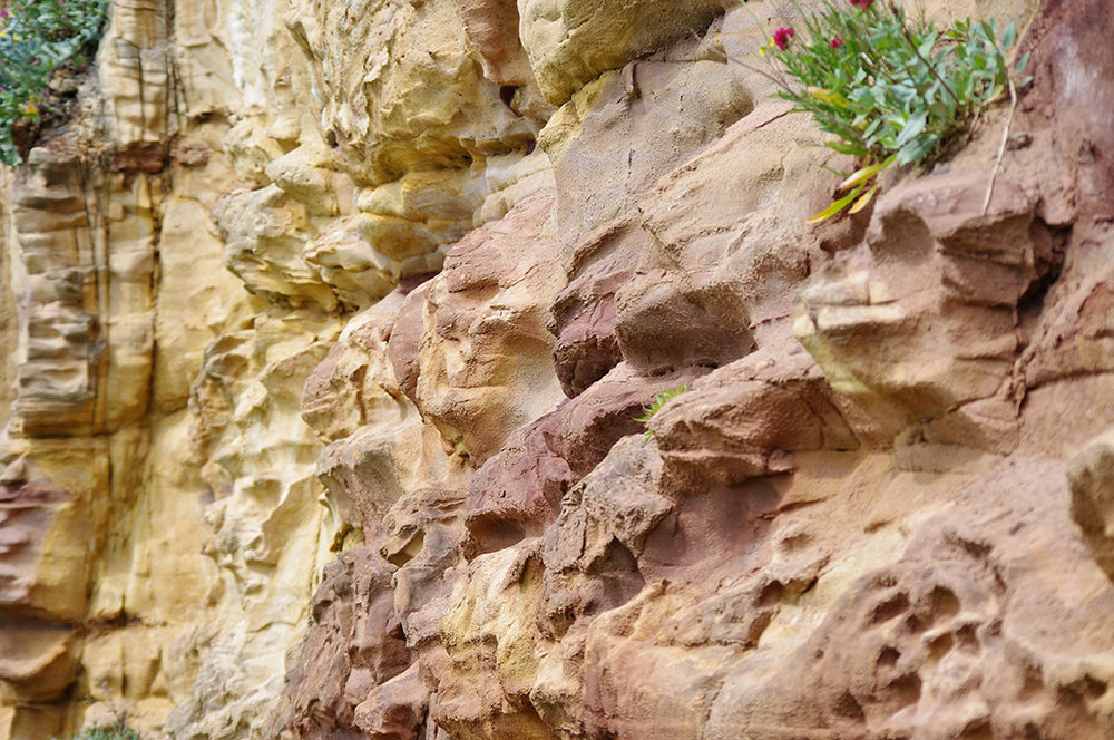 rock faces