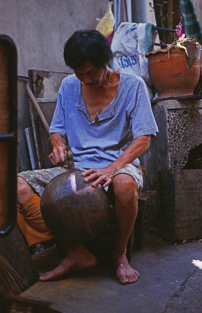 Monks bowl village Thailand
