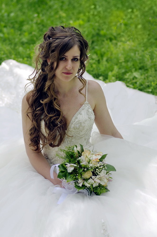Portrait in the wedding Day