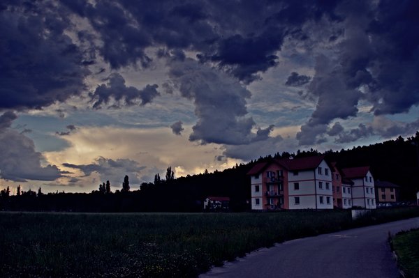 Night falls