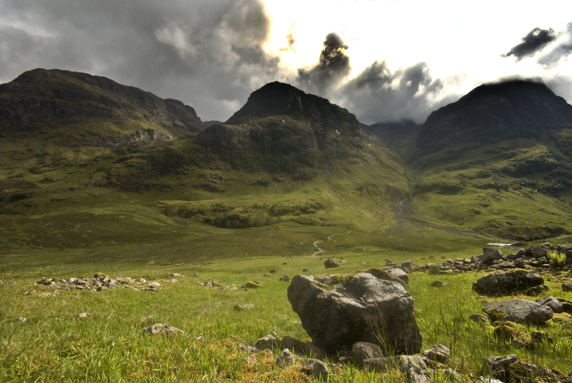The three sisters of Glen Coe