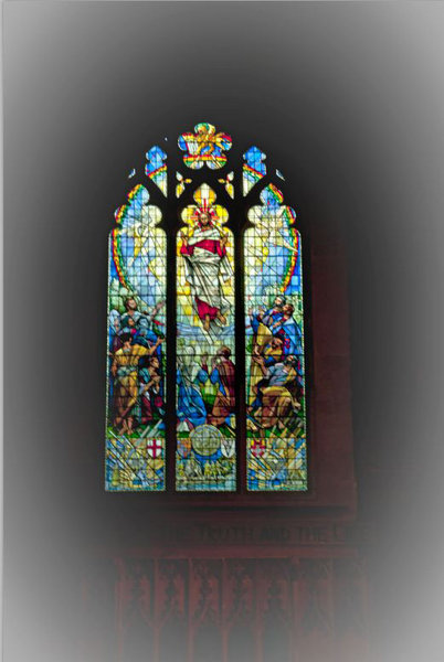 Church window.