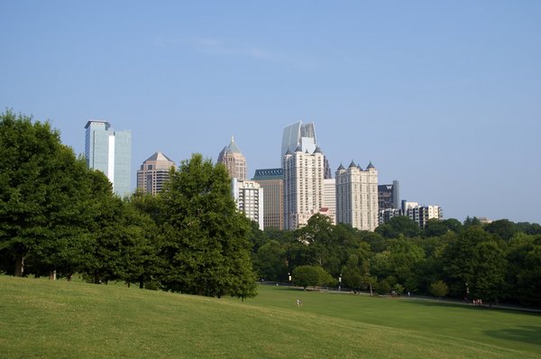 Midtown Atlanta from Piedmont Park