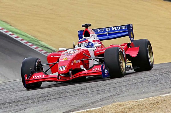 Superleague Formula racing car at Brands Hatch
