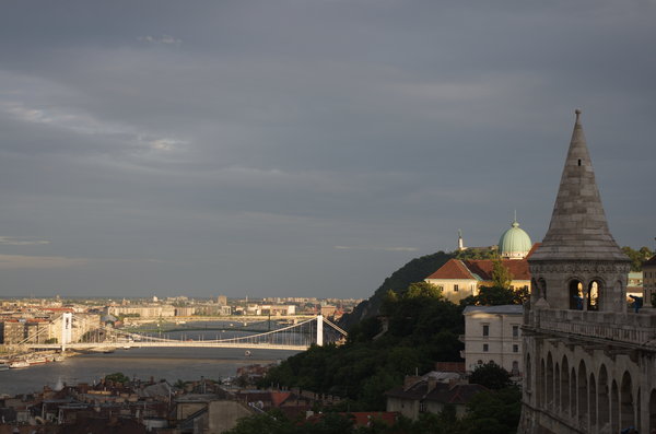 Three Bridges between Buda and Pest
