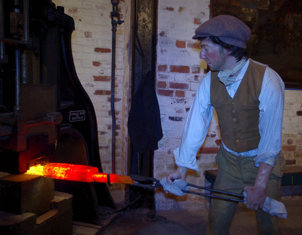 Man at the forge